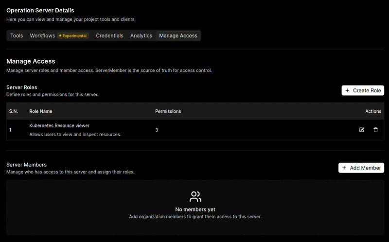 Assign Role to Member