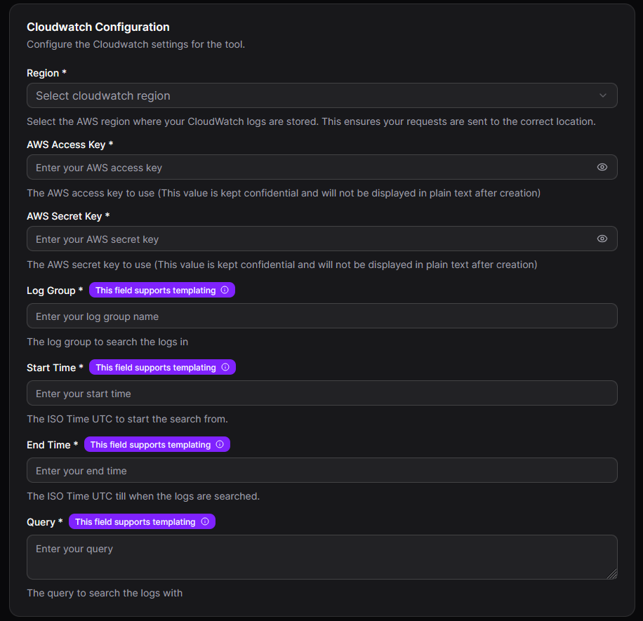 CloudWatch Configuration