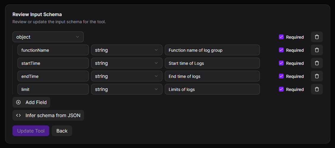 Example CloudWatch Input